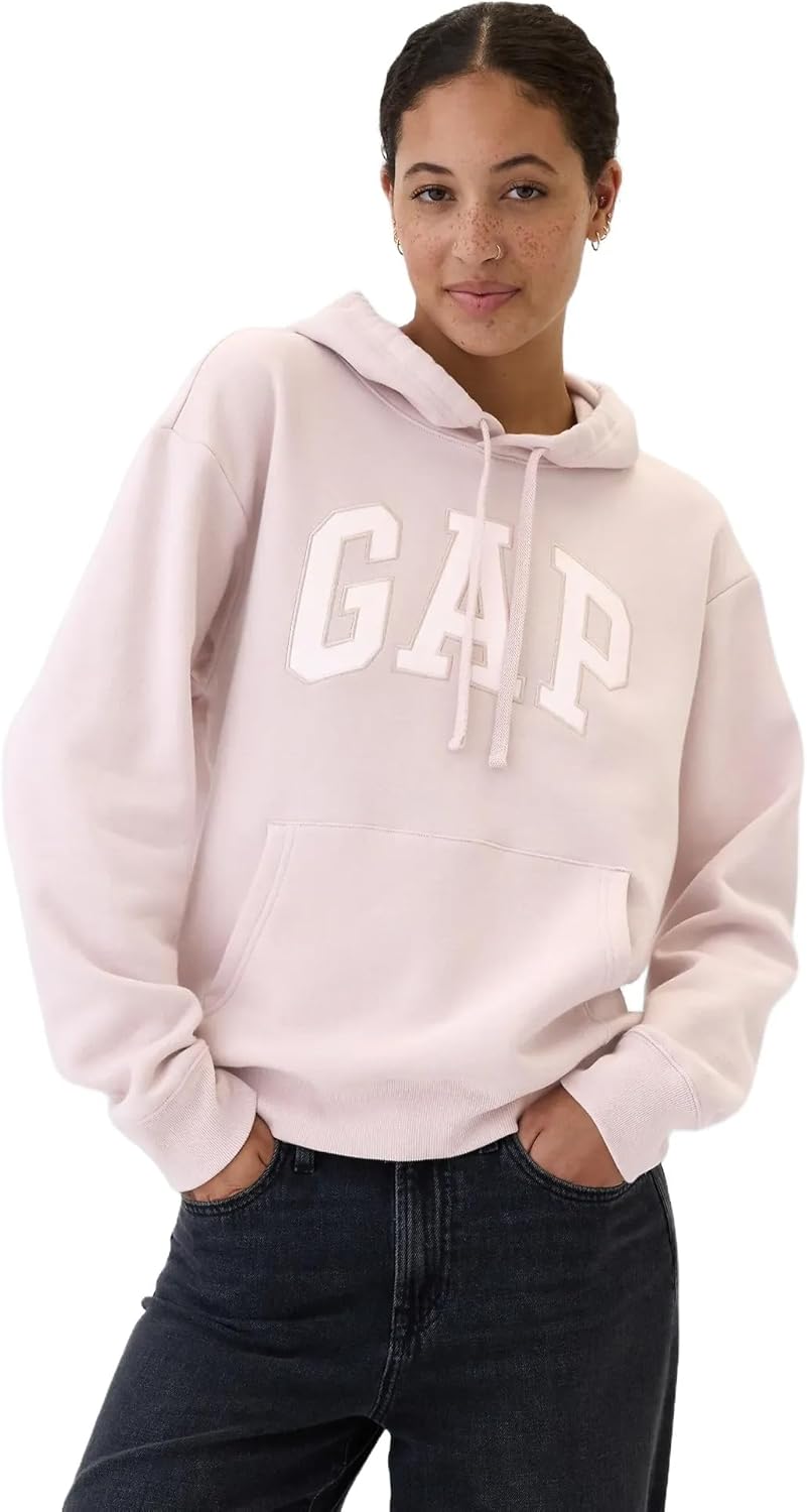 GAP Women's Logo Hoodie Hooded Pull-on Sweatshirt