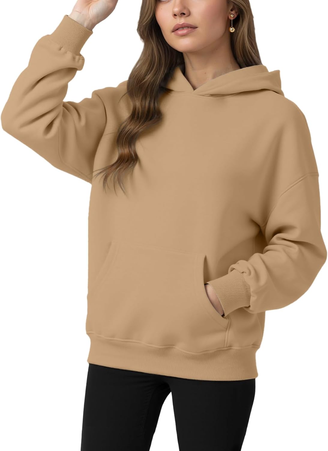 Womens Winter Fleece Hoodies Sweatshirts - Long Sleeve Pullover Sweaters With Pocket 2025 Fashion Outfits