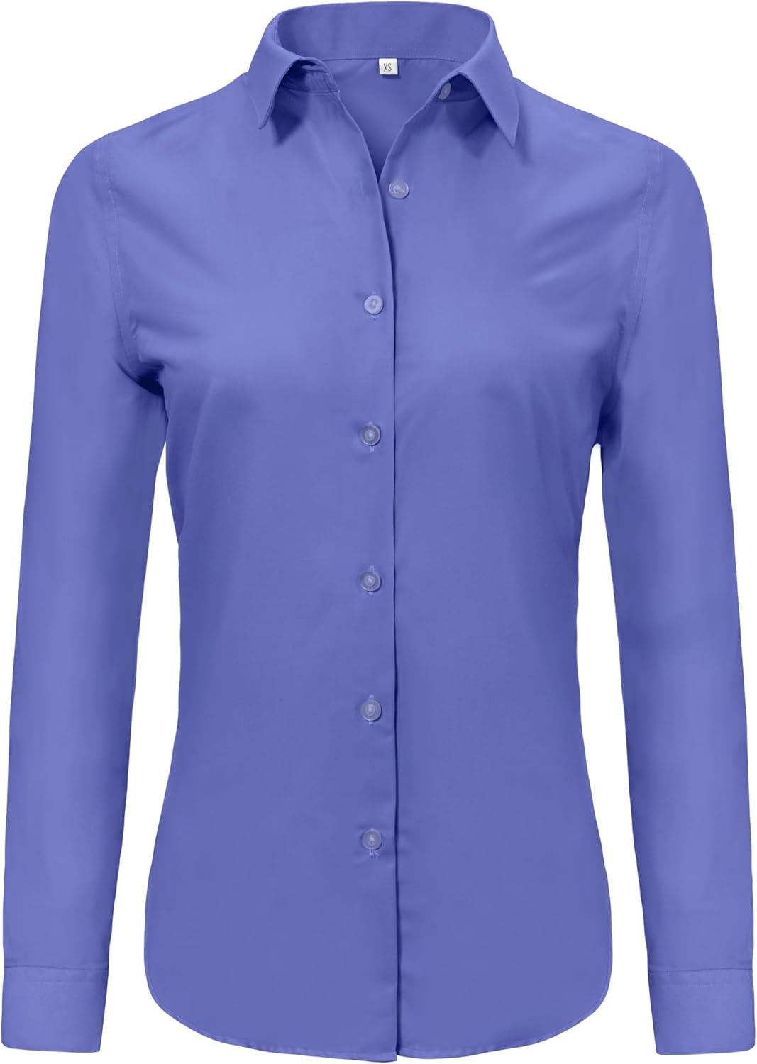 Ruisin Super Soft Wrinkle Free Button Down Shirts for Women Solid Long Sleeve Striped Formal Work Dress Blouses Tops