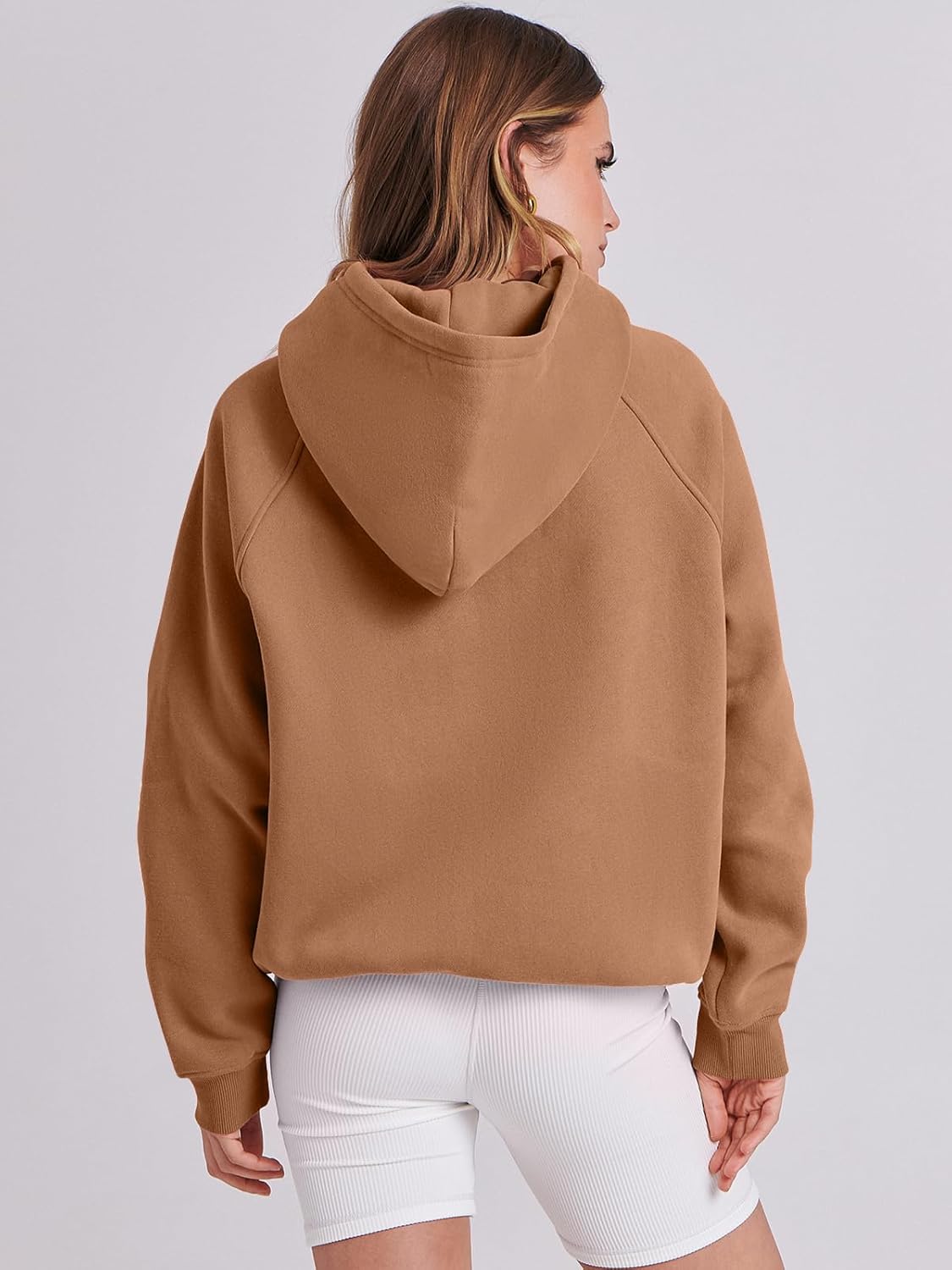 ANRABESS Women Hoodies Oversized Fleece Long Sleeve Comfy Casual Basic Pullover Sweatshirts 2025 Fall Outfits Y2K Clothes