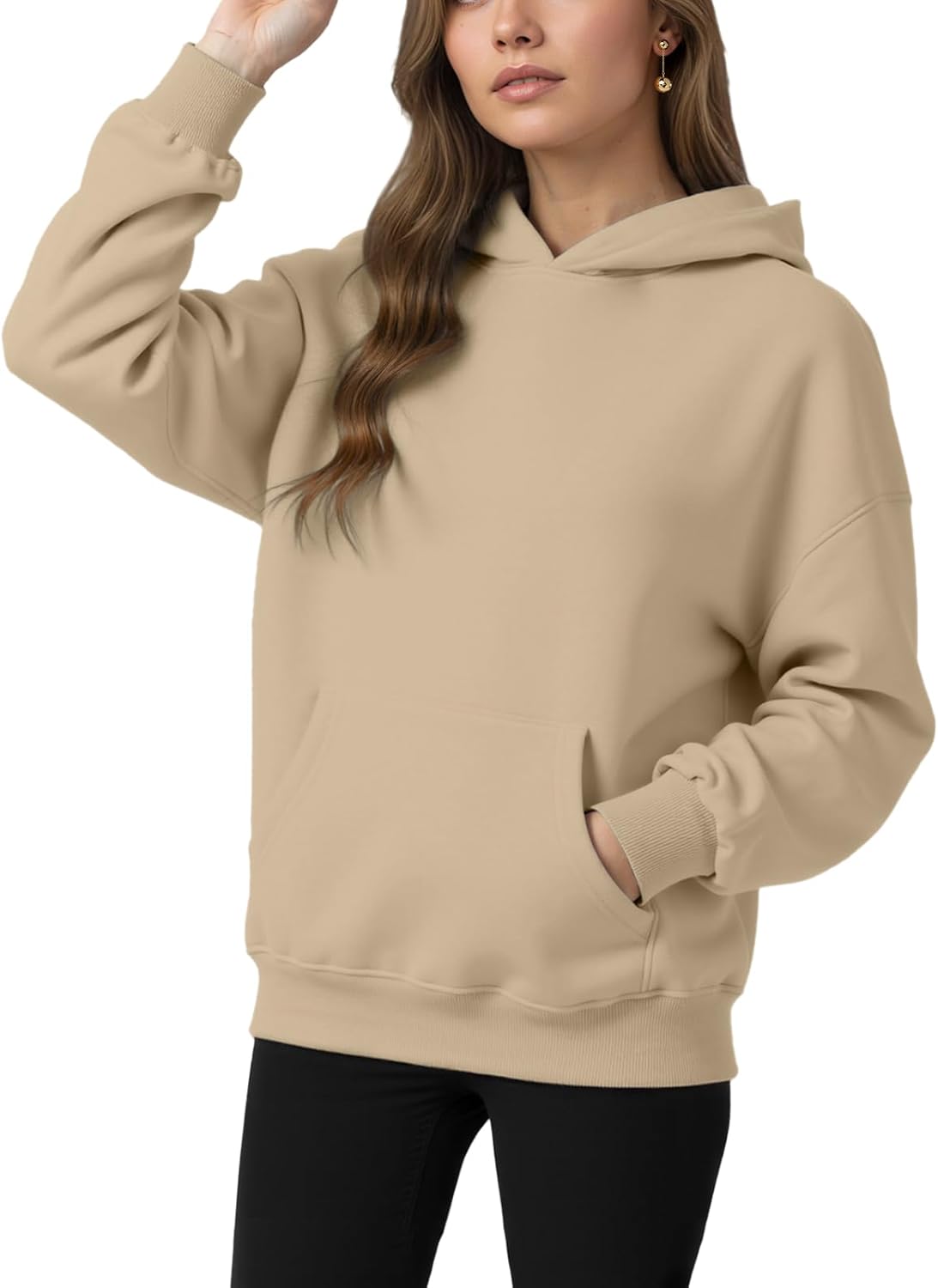 Womens Winter Fleece Hoodies Sweatshirts - Long Sleeve Pullover Sweaters With Pocket 2025 Fashion Outfits