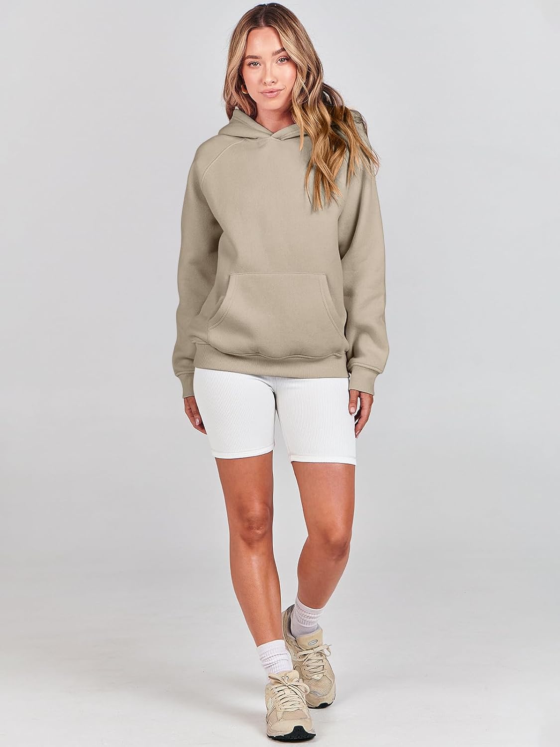 ANRABESS Women Hoodies Oversized Fleece Long Sleeve Comfy Casual Basic Pullover Sweatshirts 2025 Fall Outfits Y2K Clothes