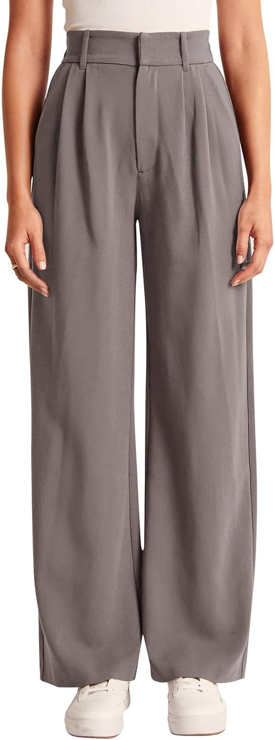 NIMIN High Waisted Work Pants for Women Business Casual Outfits 2025 Office Dress Pants Trousers with Pockets