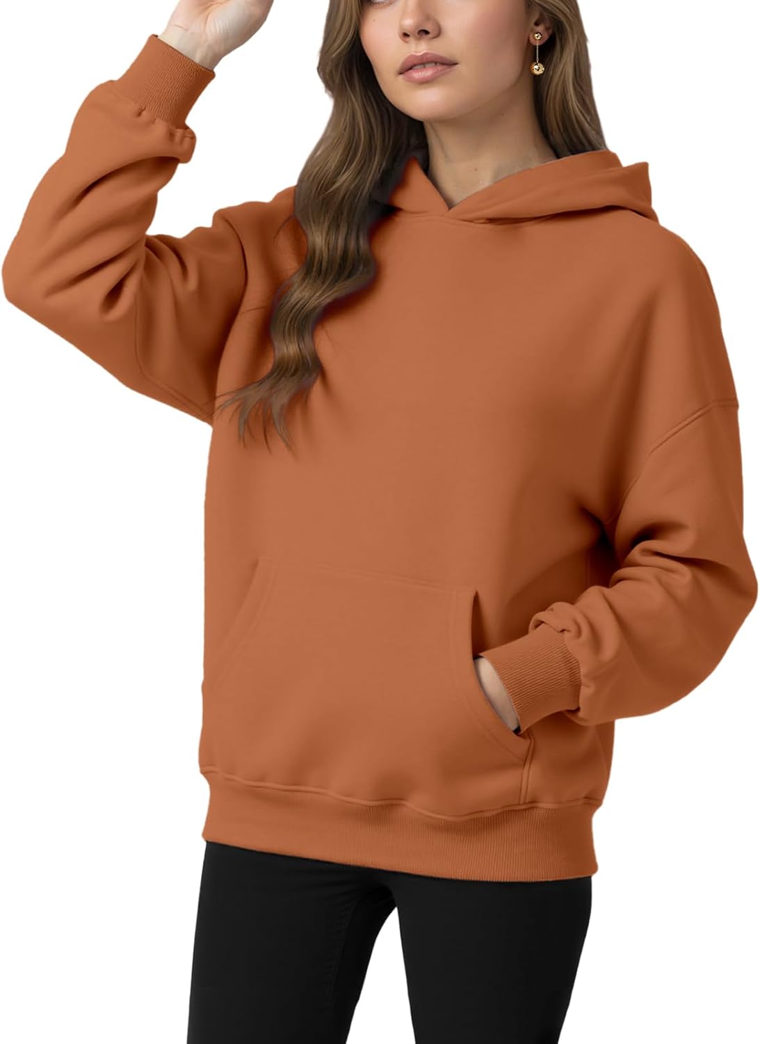 Womens Winter Fleece Hoodies Sweatshirts - Long Sleeve Pullover Sweaters With Pocket 2025 Fashion Outfits