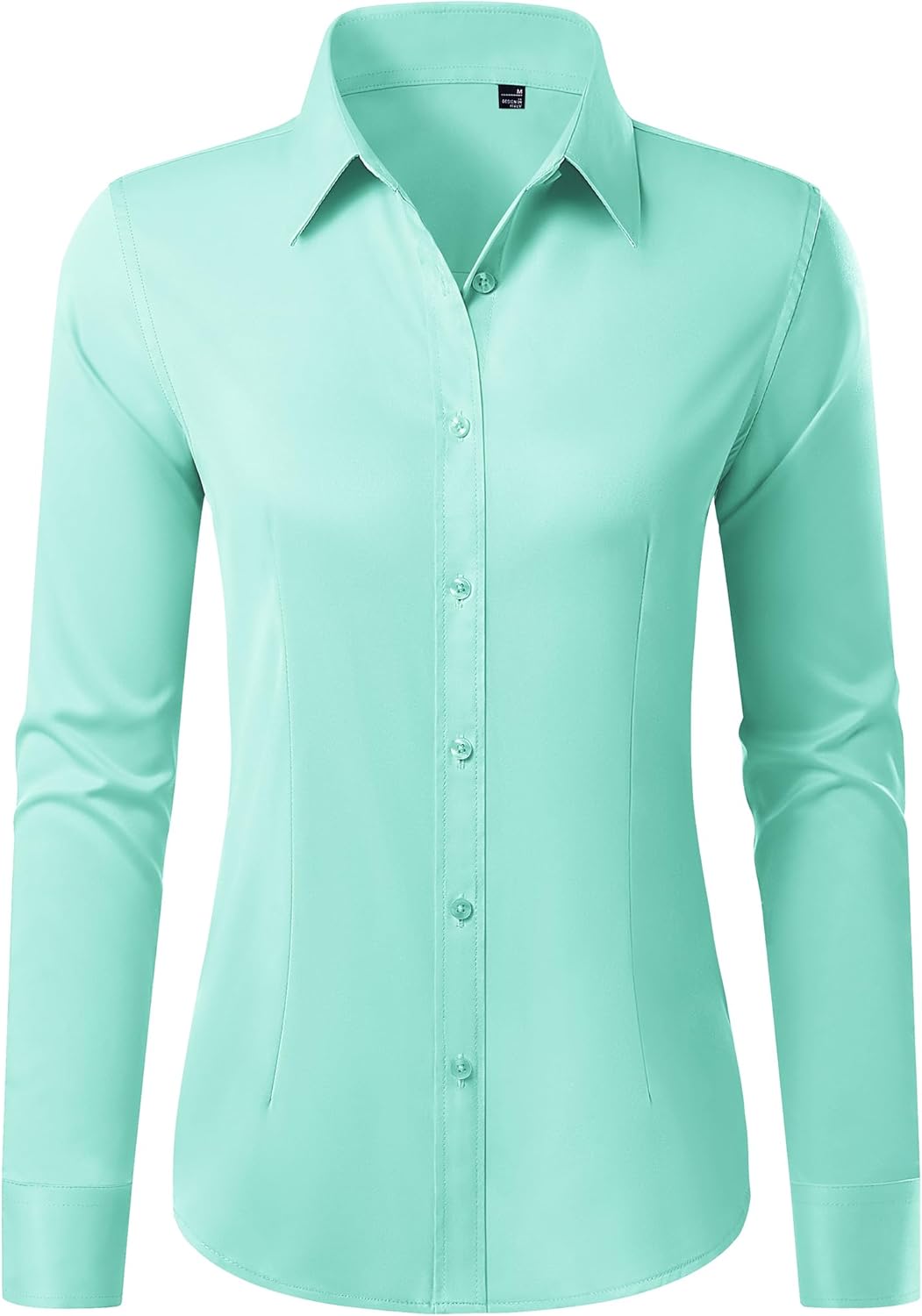 Button Down Shirts for Women Wrinkle Free Dress Shirt Classic Fit Long Sleeve Casual Business Blouse Work