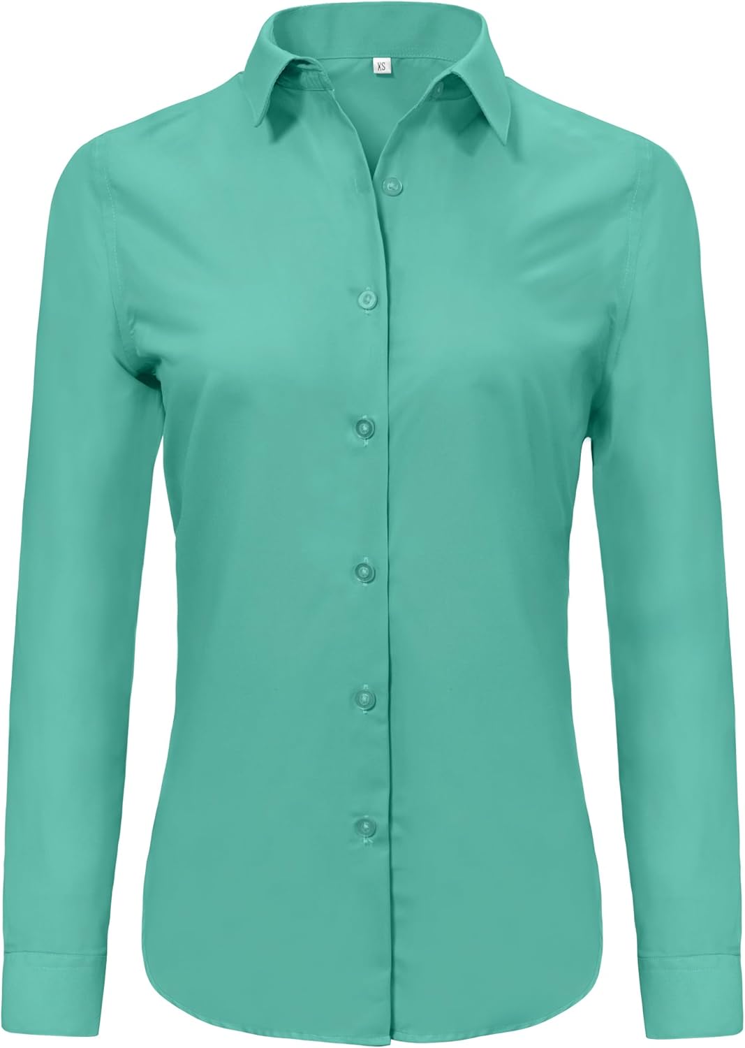 Ruisin Super Soft Wrinkle Free Button Down Shirts for Women Solid Long Sleeve Striped Formal Work Dress Blouses Tops