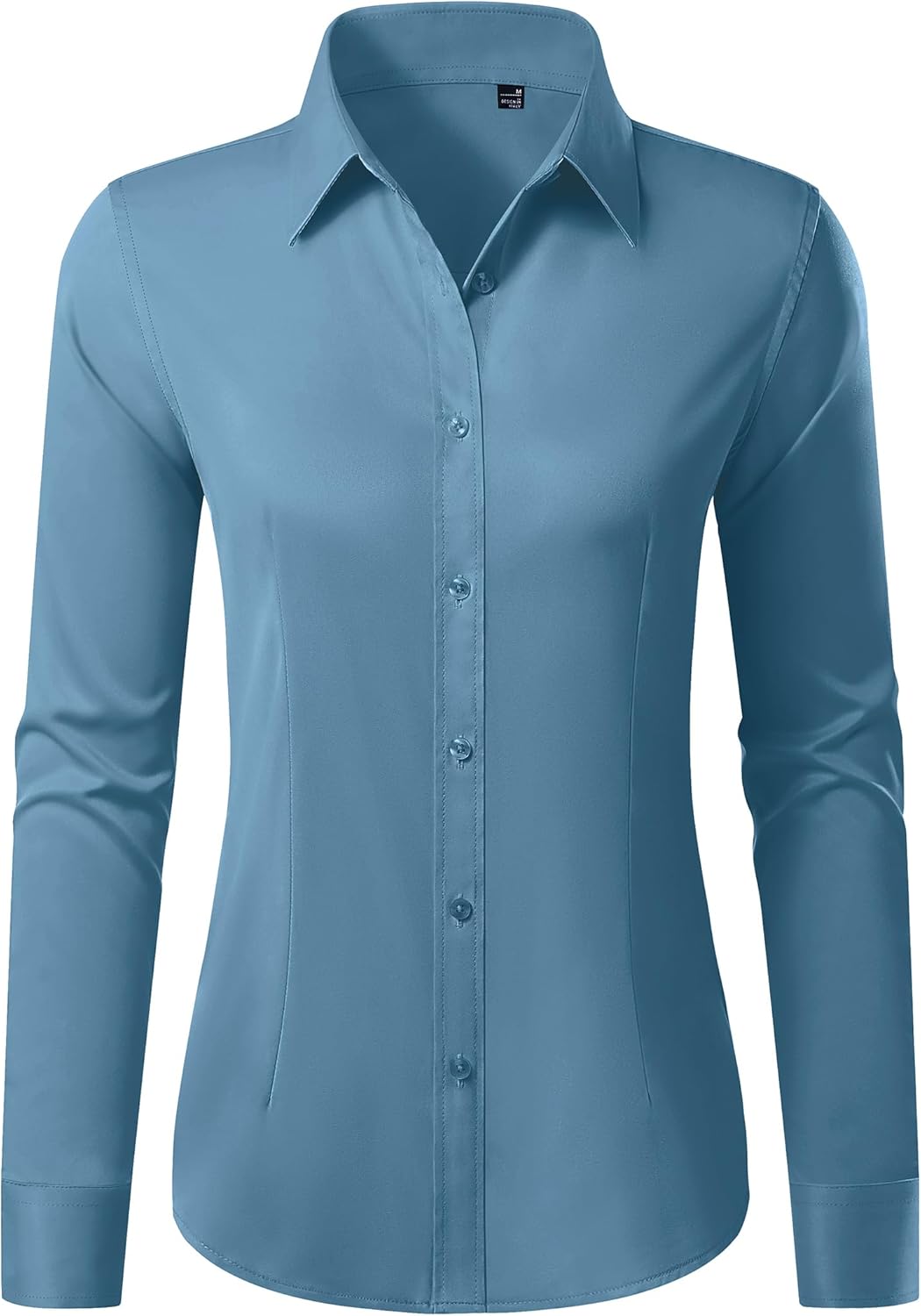 Button Down Shirts for Women Wrinkle Free Dress Shirt Classic Fit Long Sleeve Casual Business Blouse Work