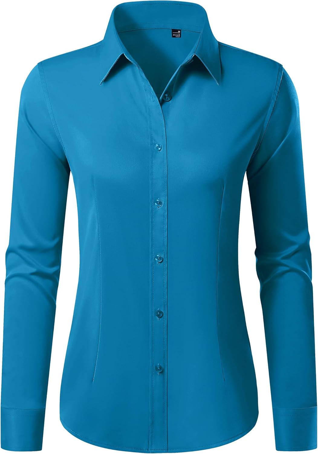 Button Down Shirts for Women Wrinkle Free Dress Shirt Classic Fit Long Sleeve Casual Business Blouse Work