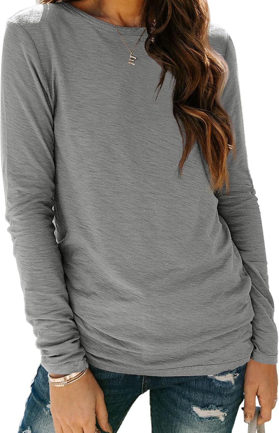 AUTOMET Long Sleeve Shirts for Women Business Casual Tops Fall Fashion Clothes Workout Plus Size Teacher Winter Outfits 2025