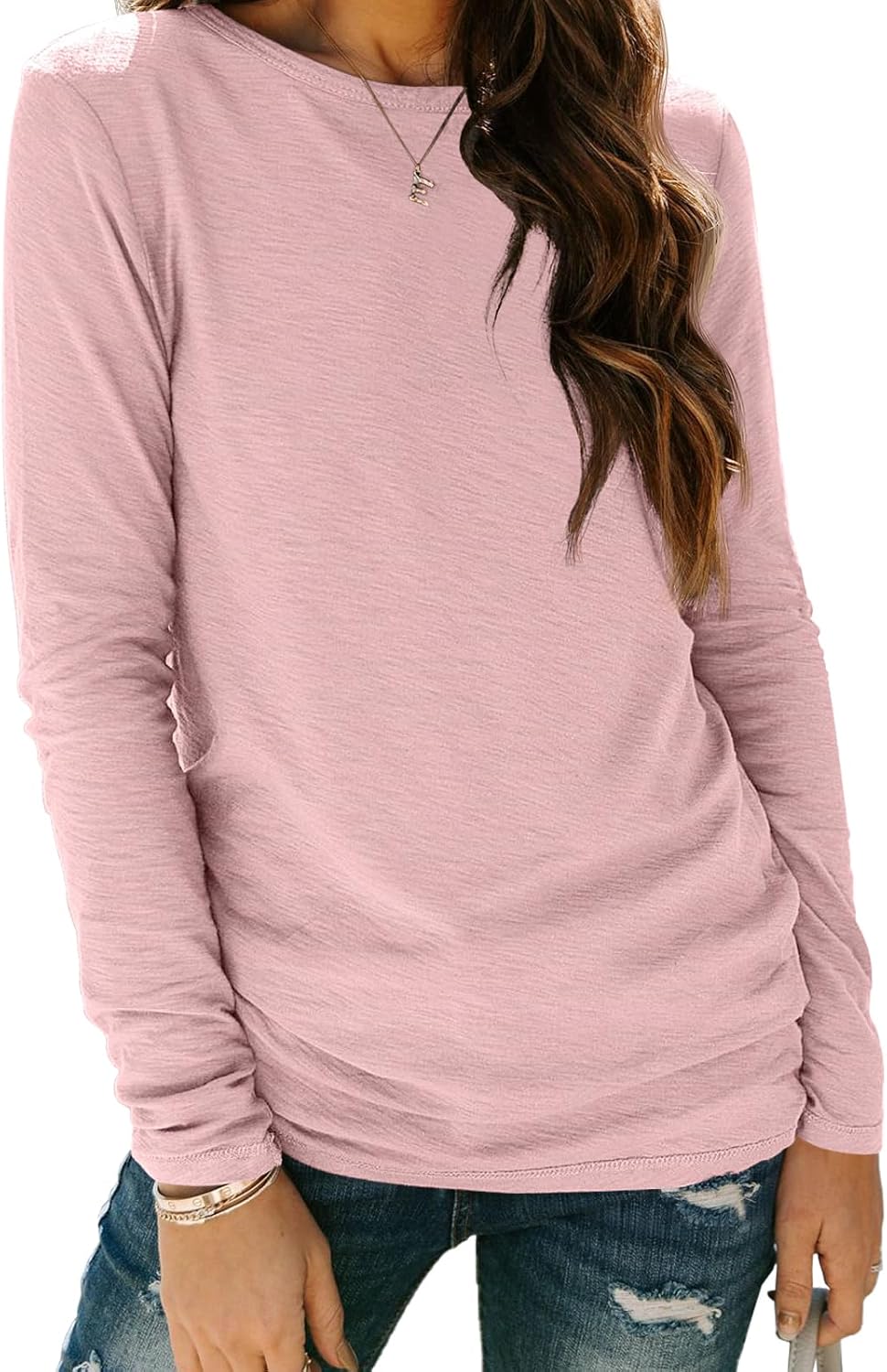 AUTOMET Long Sleeve Shirts for Women Business Casual Tops Fall Fashion Clothes Workout Plus Size Teacher Winter Outfits 2025