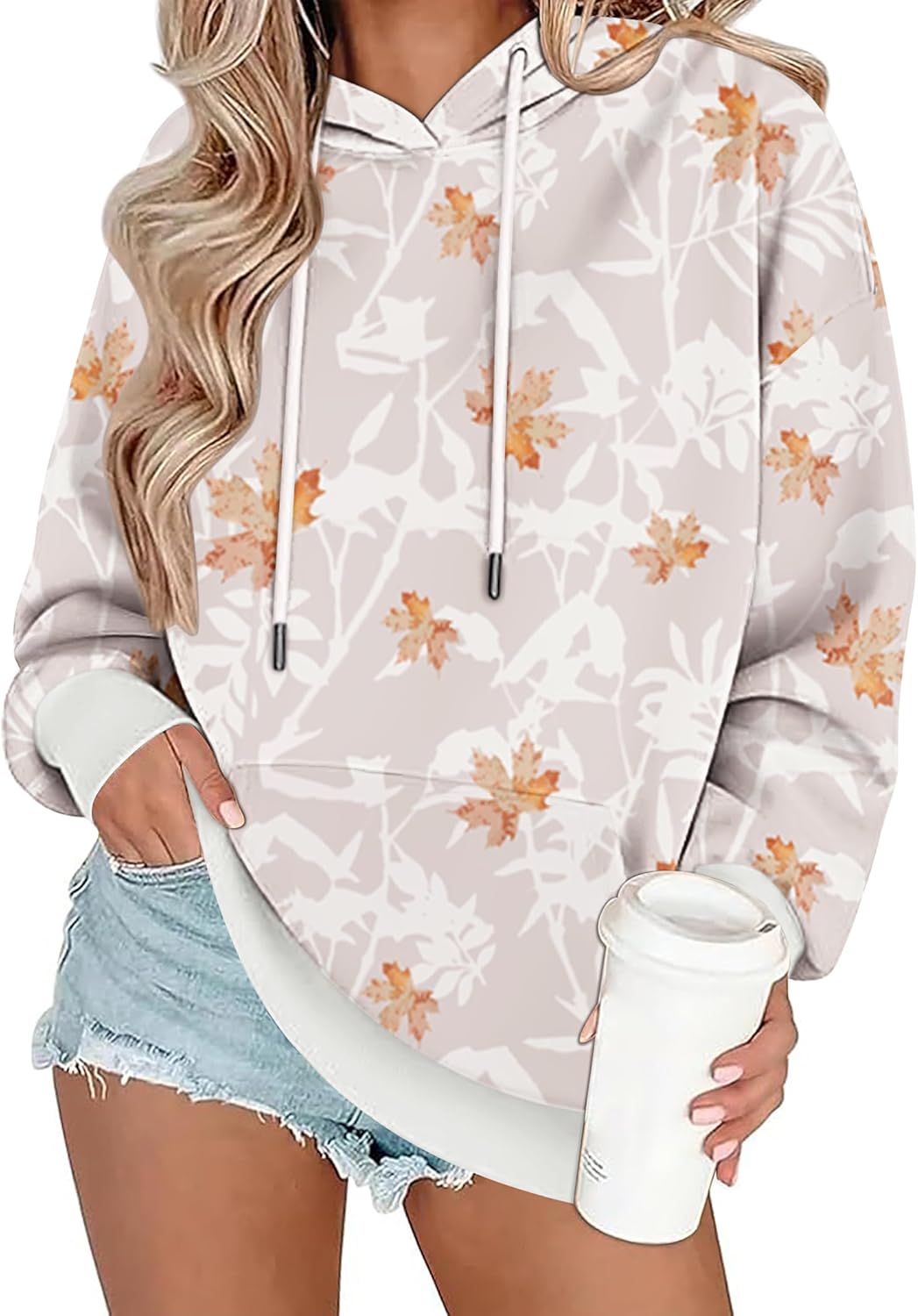 Zeagoo Womens Oversized Hoodies 2025 Fleece Sweatshirts Long Sleeve Pullover with Pocket Fall Winter Outfits Y2k Clothes