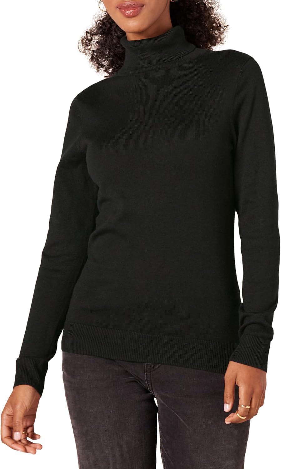 Amazon Essentials Women's Classic-Fit Lightweight Long-Sleeve Turtleneck Sweater (Available in Plus Size)