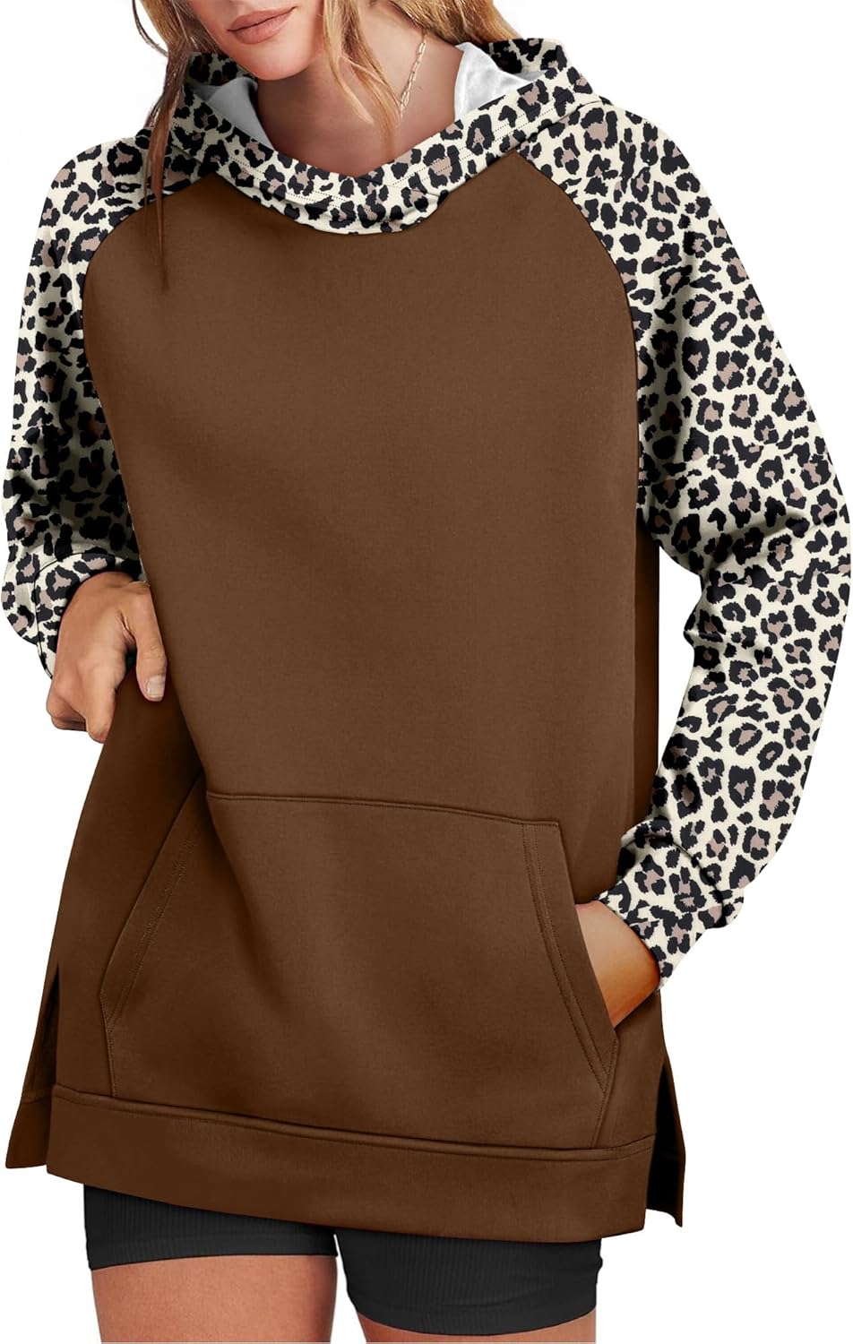 KISSMODA Womens Casual Hoodies Long Sleeve Sweatshirts Comfy Pullover Fleece Sweaters Winter Fall Outfits Fashion Clothes