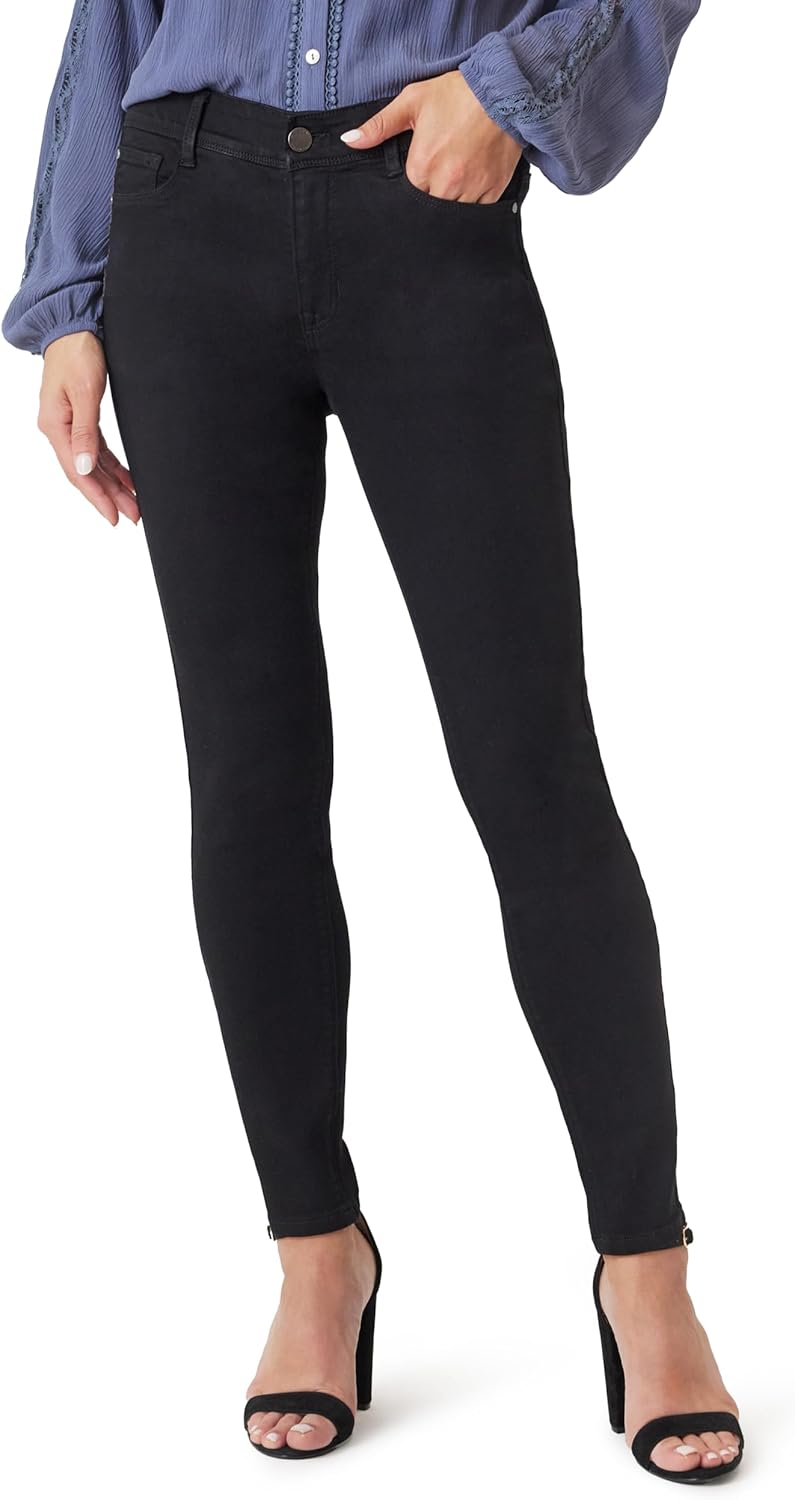 Angels Forever Young Womens 360 Sculpt Skinny Mid-Rise Jeans (Standard and Plus)