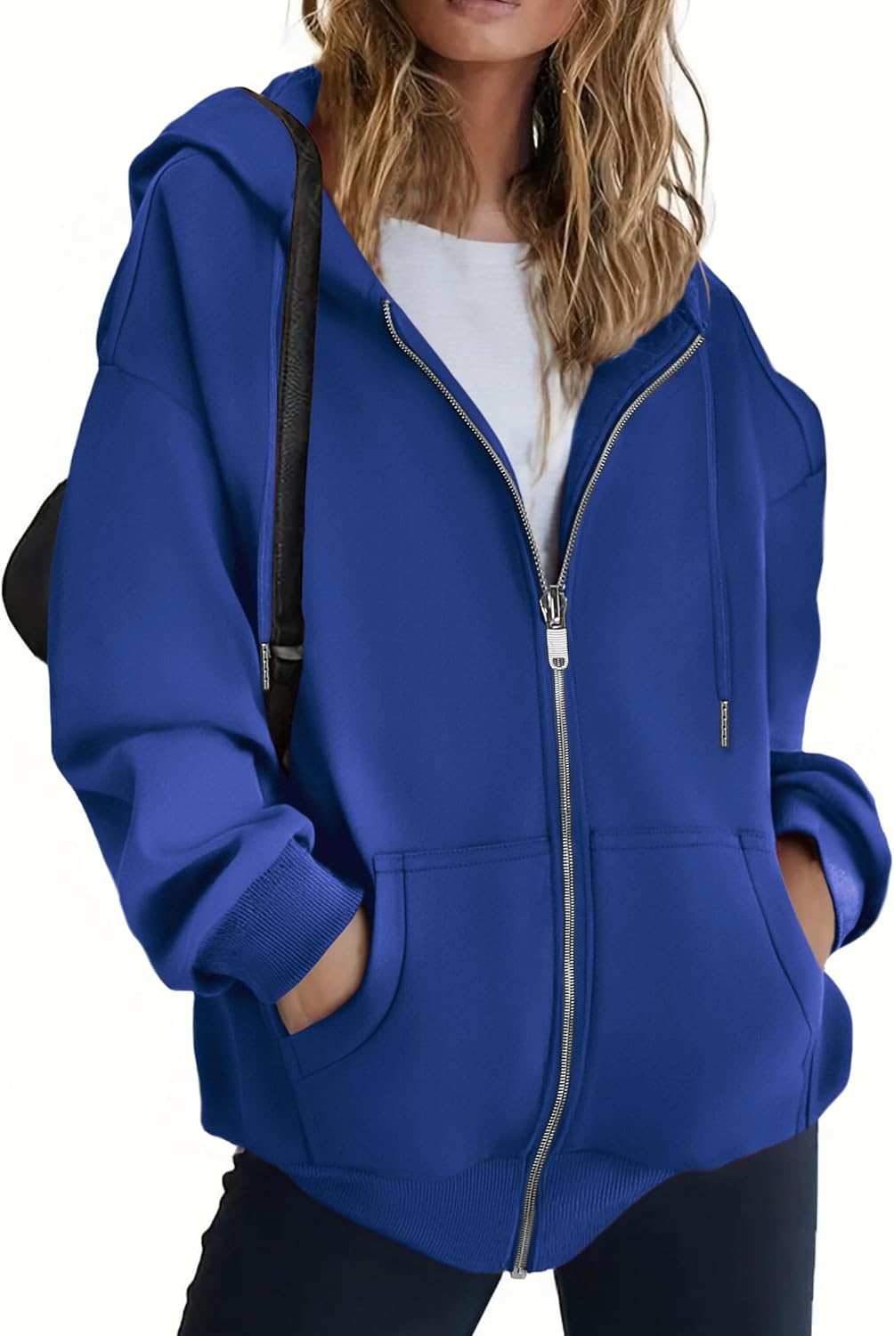 Zeagoo Hoodies For Women Zip Up Hoodie Oversized Sweatshirt Fleece Jackets Fall Winter Coats 2025 Fashion