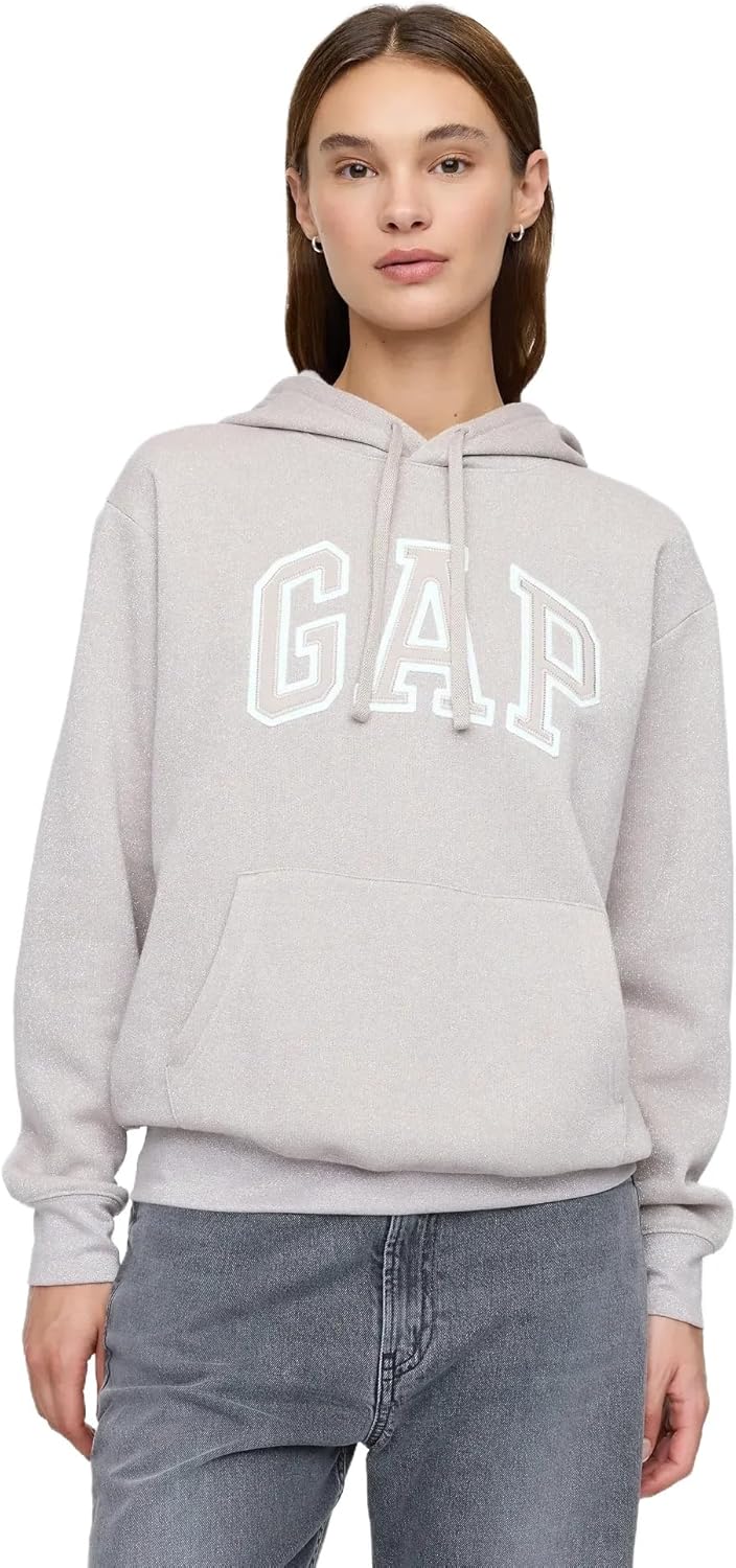 GAP Women's Logo Hoodie Hooded Pull-on Sweatshirt