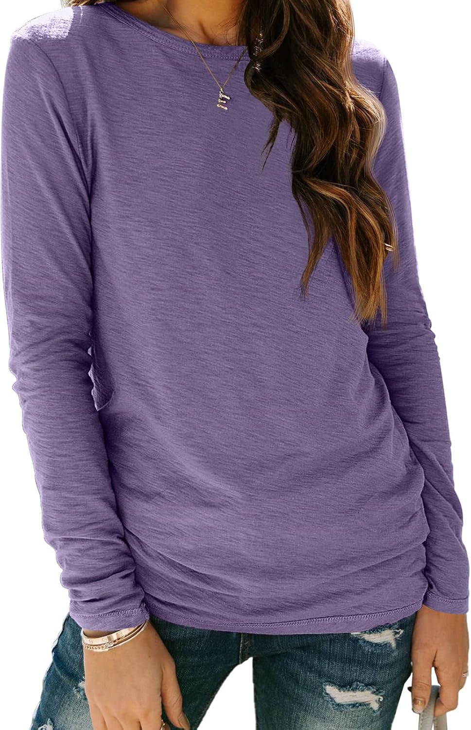 AUTOMET Long Sleeve Shirts for Women Business Casual Tops Fall Fashion Clothes Workout Plus Size Teacher Winter Outfits 2025