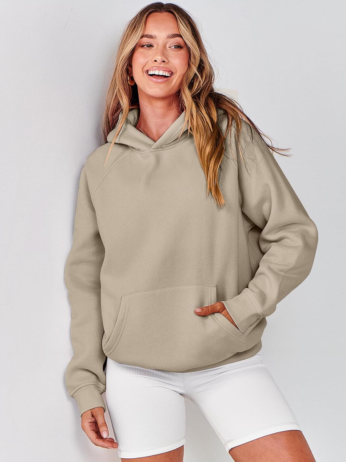 ANRABESS Women Hoodies Oversized Fleece Long Sleeve Comfy Casual Basic Pullover Sweatshirts 2025 Fall Outfits Y2K Clothes