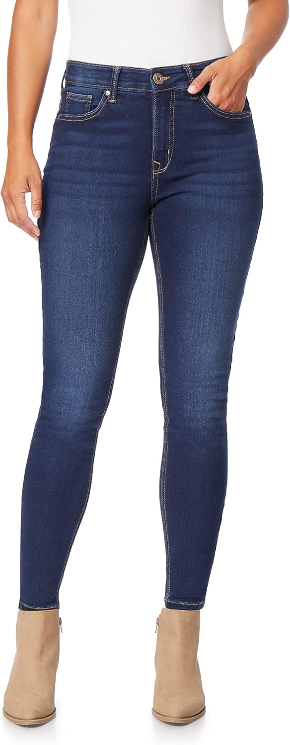 Angels Forever Young Womens 360 Sculpt Skinny Mid-Rise Jeans (Standard and Plus)