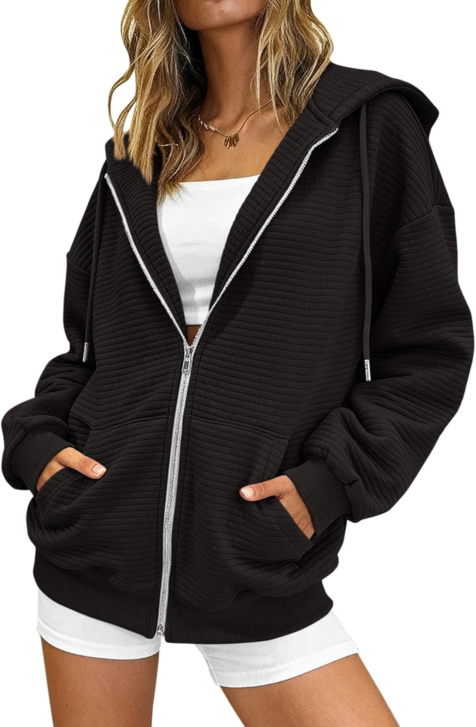 BTFBM Zip Up Hoodie Women Long Sleeve Sweatshirts Fall Outfits 2025 Oversized Hoodies Casual Fashion Jackets