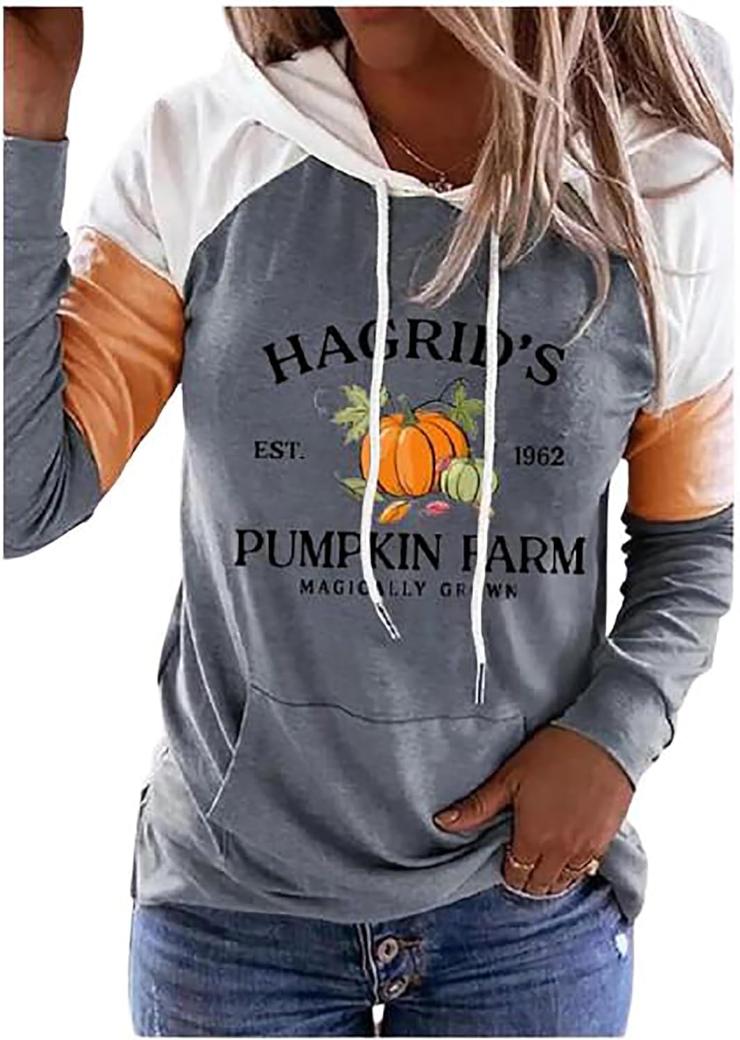 Susongeth It's Fall Y'all Hoodie for Women Thanksgiving Pumpkin Long Sleeve Shirt Fall Pullover Top