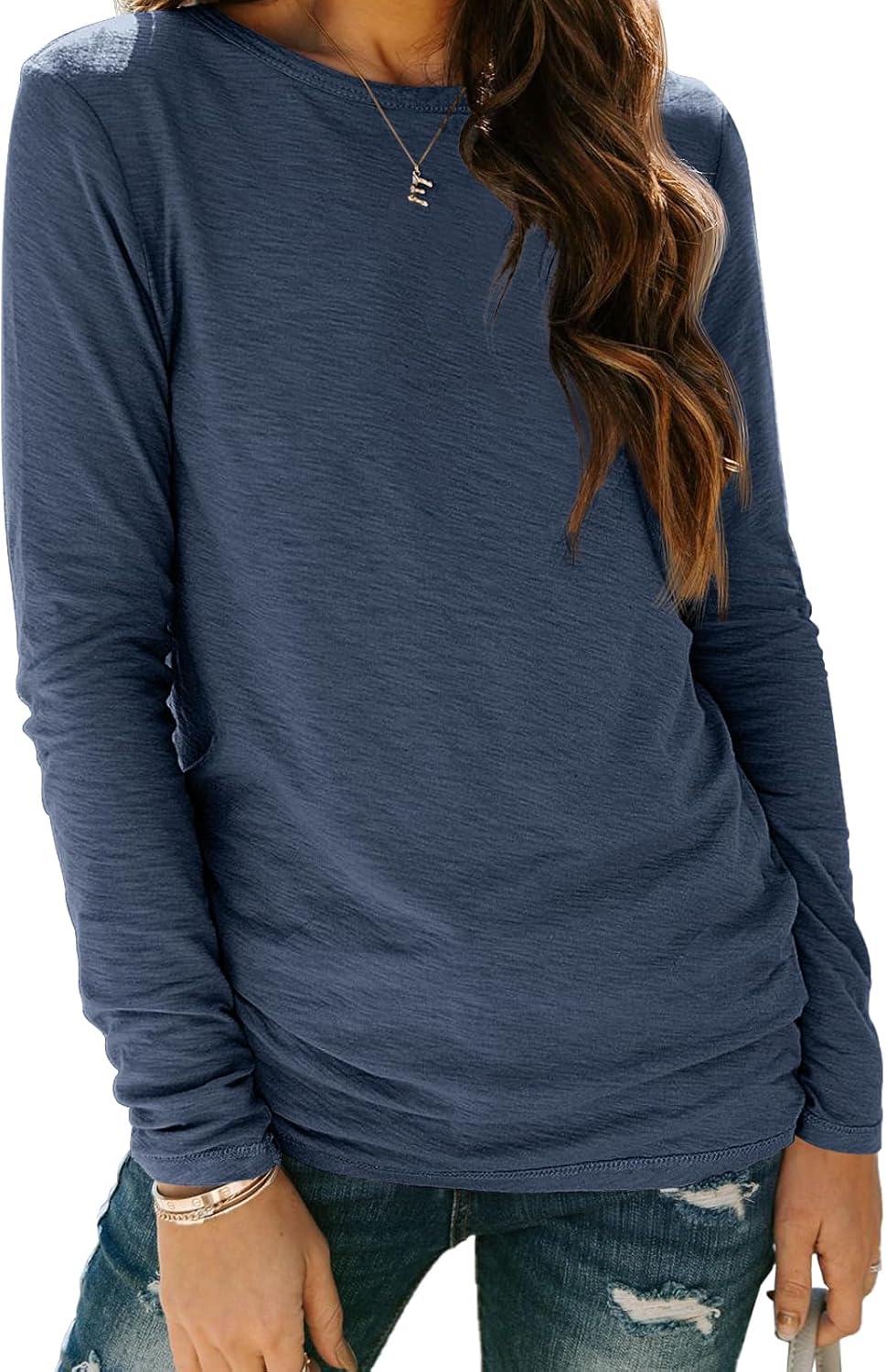 AUTOMET Long Sleeve Shirts for Women Business Casual Tops Fall Fashion Clothes Workout Plus Size Teacher Winter Outfits 2025