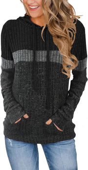 Lylinan Womens Cozy Textured Sweaters Fall Fashion Hoodies Trendy Outfits S-XXL