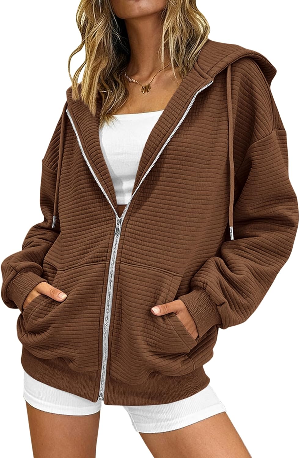 BTFBM Zip Up Hoodie Women Long Sleeve Sweatshirts Fall Outfits 2025 Oversized Hoodies Casual Fashion Jackets