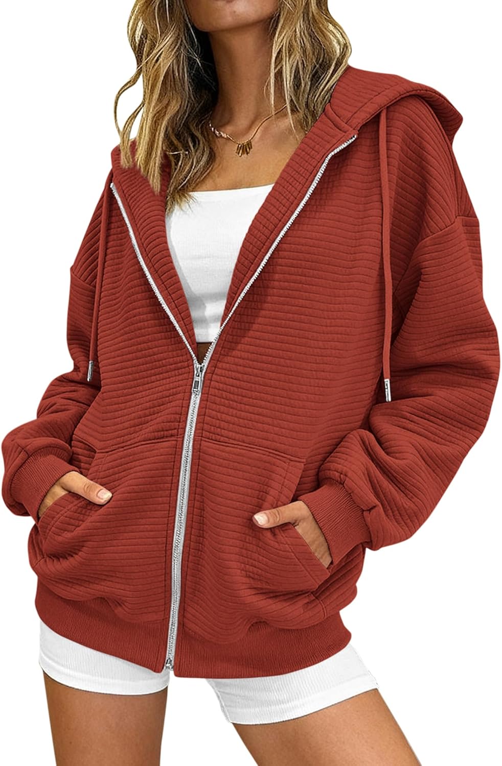 BTFBM Zip Up Hoodie Women Long Sleeve Sweatshirts Fall Outfits 2025 Oversized Hoodies Casual Fashion Jackets