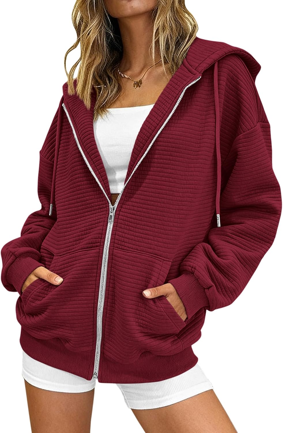 BTFBM Zip Up Hoodie Women Long Sleeve Sweatshirts Fall Outfits 2025 Oversized Hoodies Casual Fashion Jackets