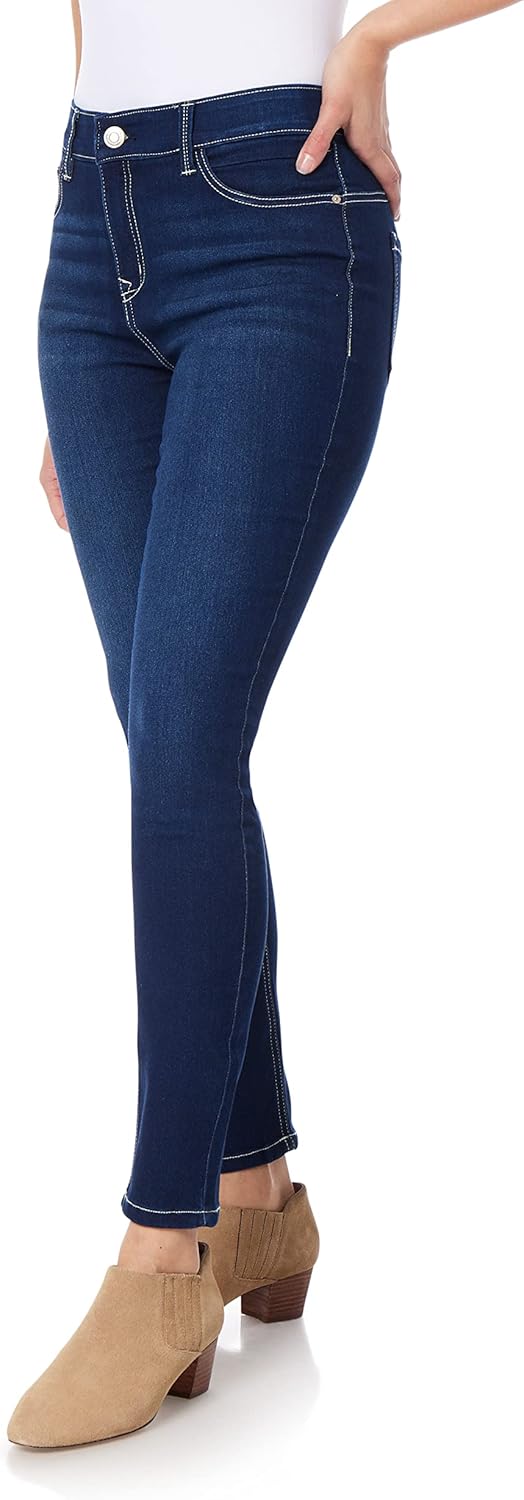 Angels Forever Young Womens 360 Sculpt Skinny Mid-Rise Jeans (Standard and Plus)