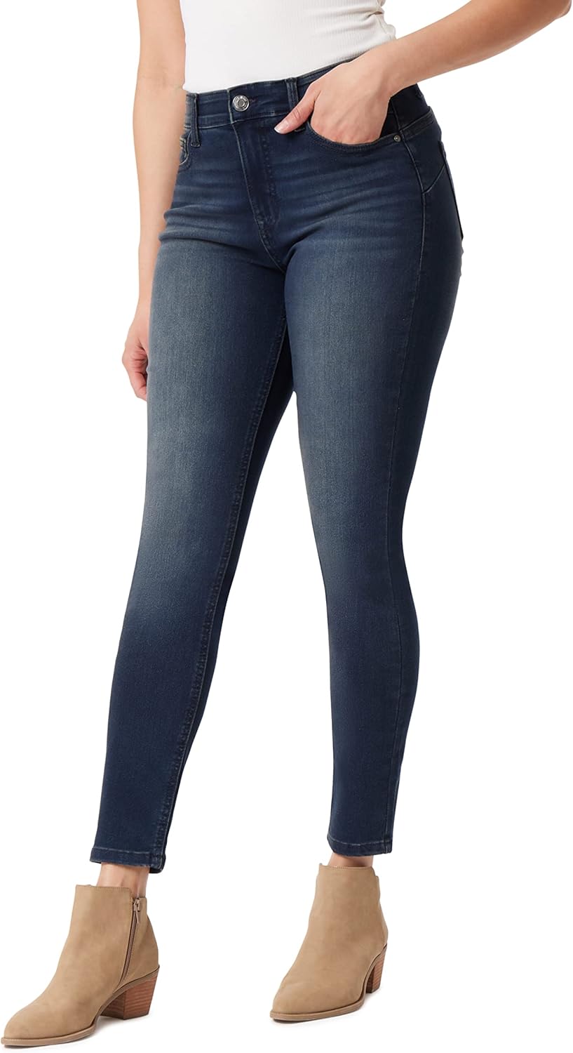 Angels Forever Young Womens 360 Sculpt Skinny Mid-Rise Jeans (Standard and Plus)