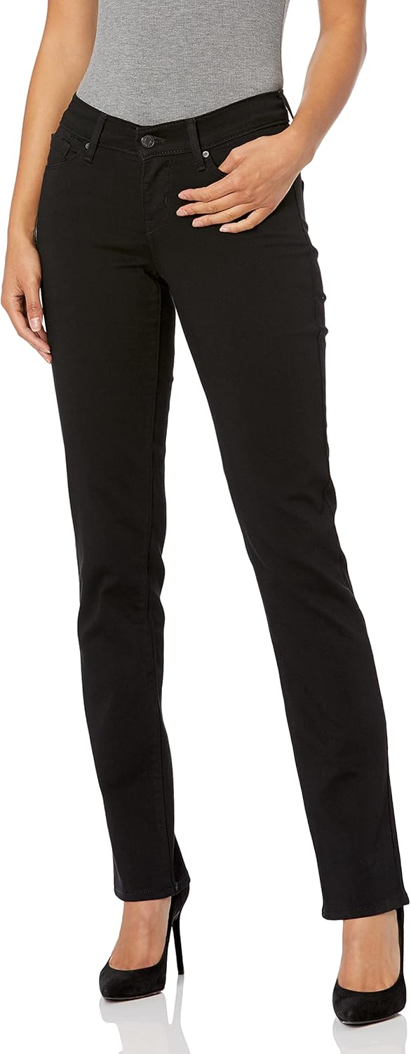 Levi Strauss Signature Gold Women's Curvy Totally Shaping Straight Jeans (Available in Plus Size)