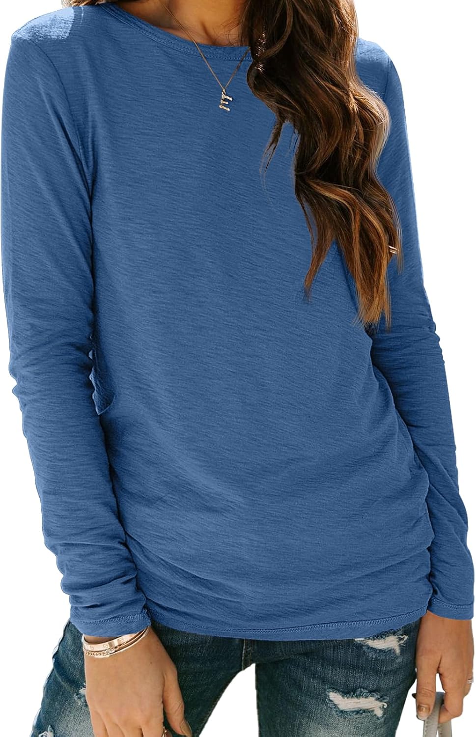 AUTOMET Long Sleeve Shirts for Women Business Casual Tops Fall Fashion Clothes Workout Plus Size Teacher Winter Outfits 2025