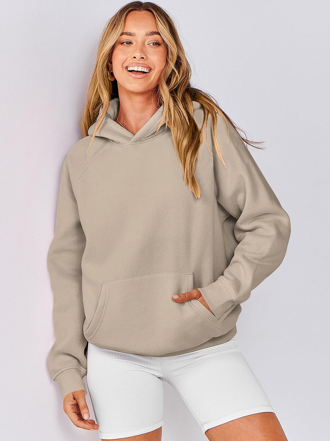 ANRABESS Women Hoodies Oversized Fleece Long Sleeve Comfy Casual Basic Pullover Sweatshirts 2025 Fall Outfits Y2K Clothes