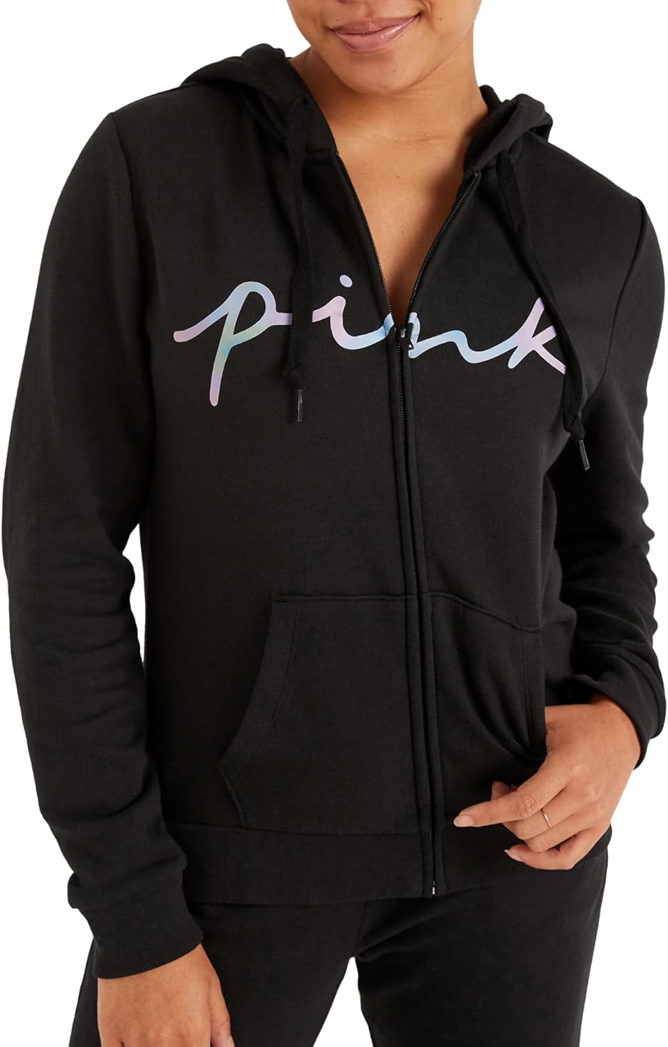 Victoria's Secret Women's PINK Logo Full Zip-up Sweatshirt (XS-XXL)