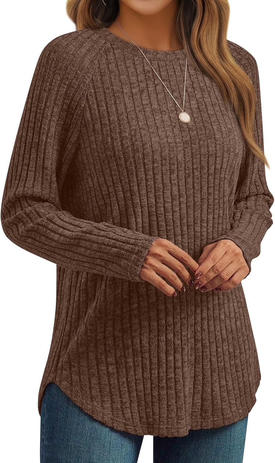 AUTOMET Womens Long Sleeve Shirts Fall Fashion Tops 2025 Blouses Dressy Sweaters Tunic Winter Clothes Casual Outfits