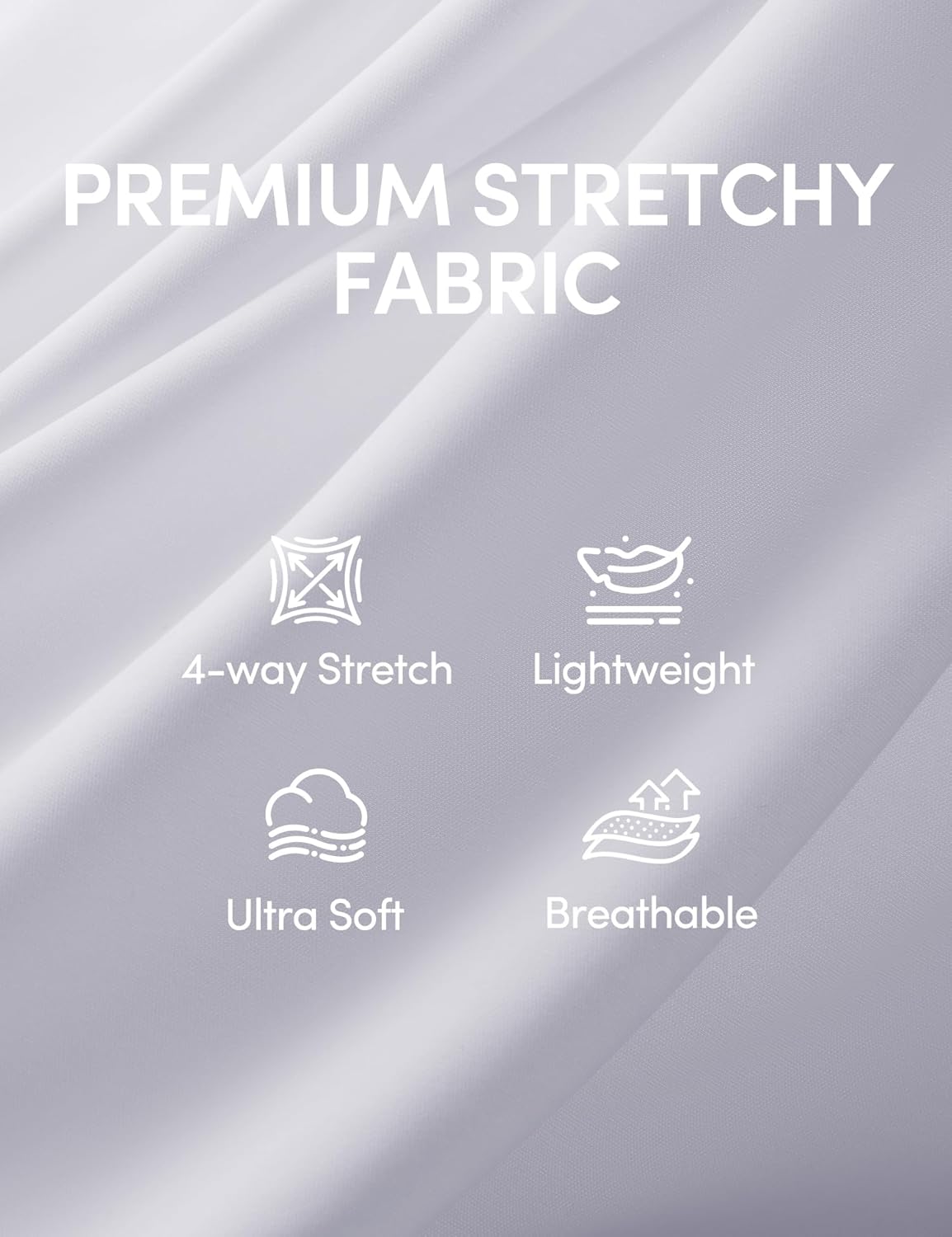 IUGA Womens Dress Pants Wide Leg Pull On Stretchy Work Pants Women High Waisted Business Casual Trousers with Pockets