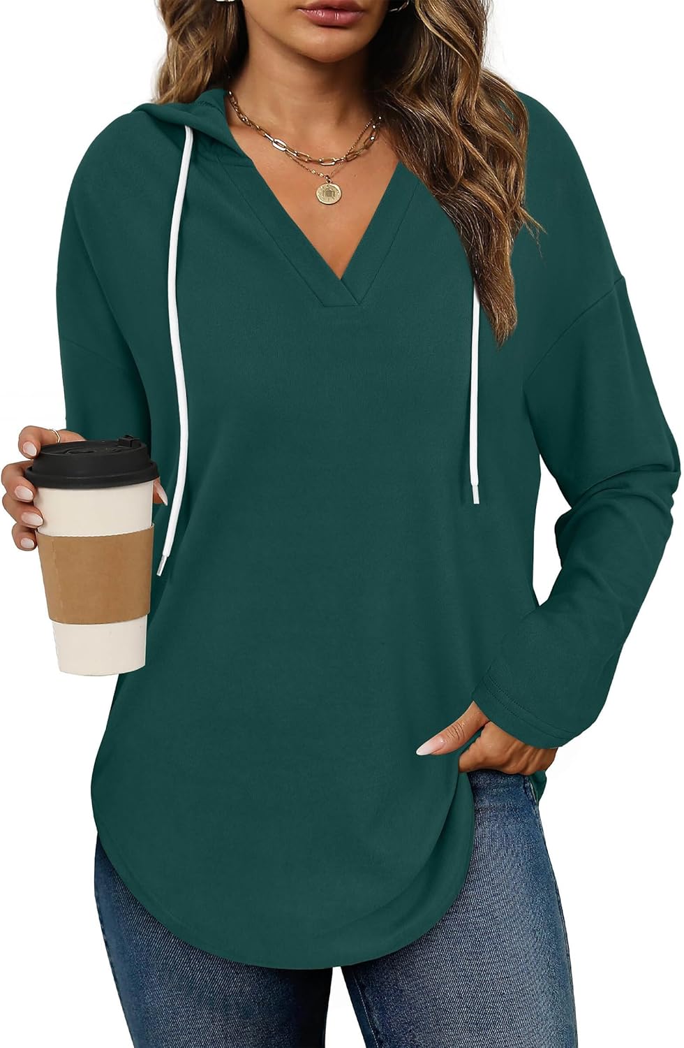 Grace's Secret Womens Soft Fleece Hoodie Sweatshirts Casual Long Sleeve Shirts Early Fall Fashion Clothing