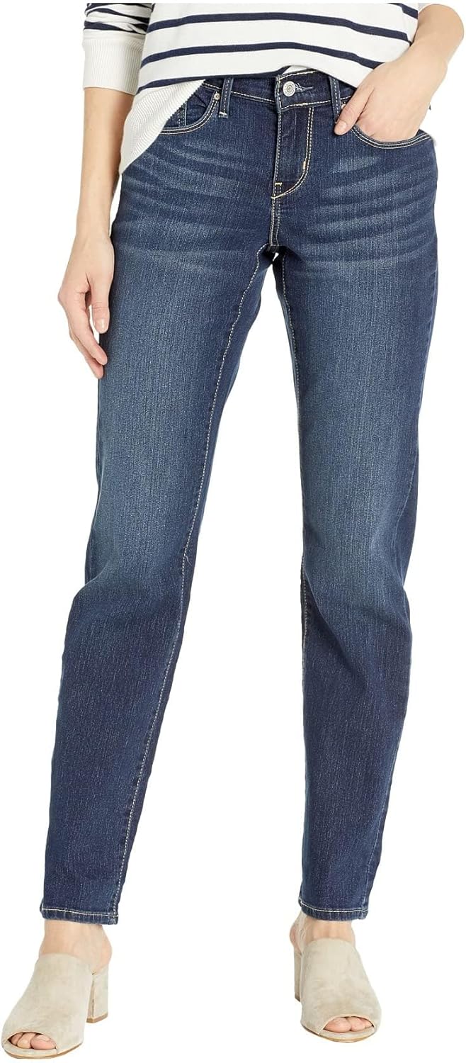 Levi Strauss Signature Gold Women's Curvy Totally Shaping Straight Jeans (Available in Plus Size)