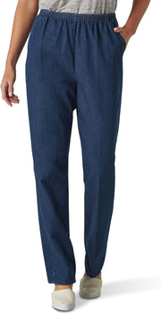 Chic Classic Collection Women's Cotton Pull-on Pant with Elastic Waist