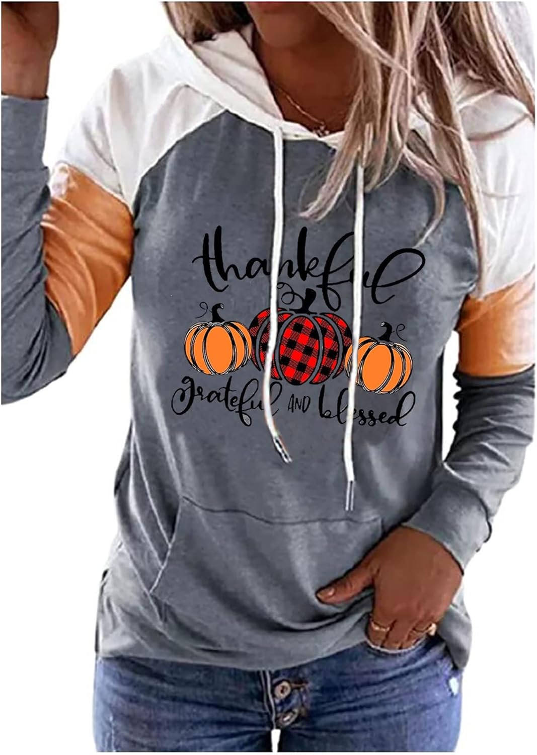 Susongeth It's Fall Y'all Hoodie for Women Thanksgiving Pumpkin Long Sleeve Shirt Fall Pullover Top