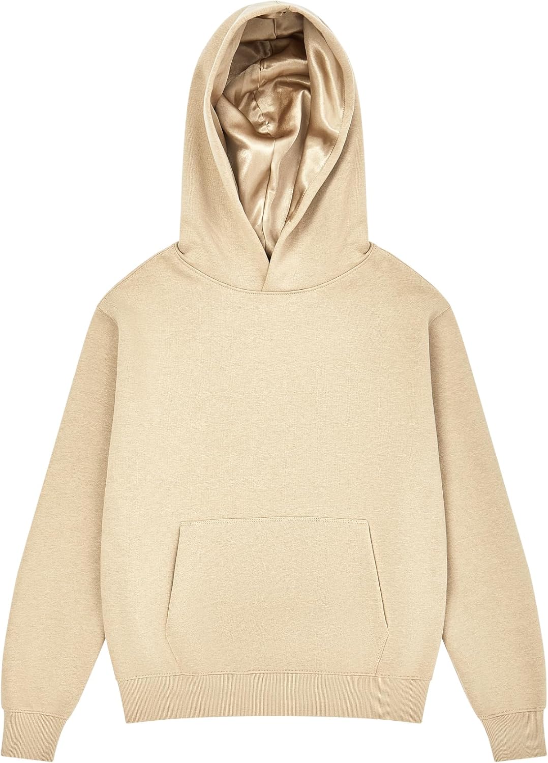 ARRIA Satin Lined Hoodie – Oversized Hood for Frizz Free Hair, Premium Fabric, Women’s Fashion, Fall Winter Spring Essential