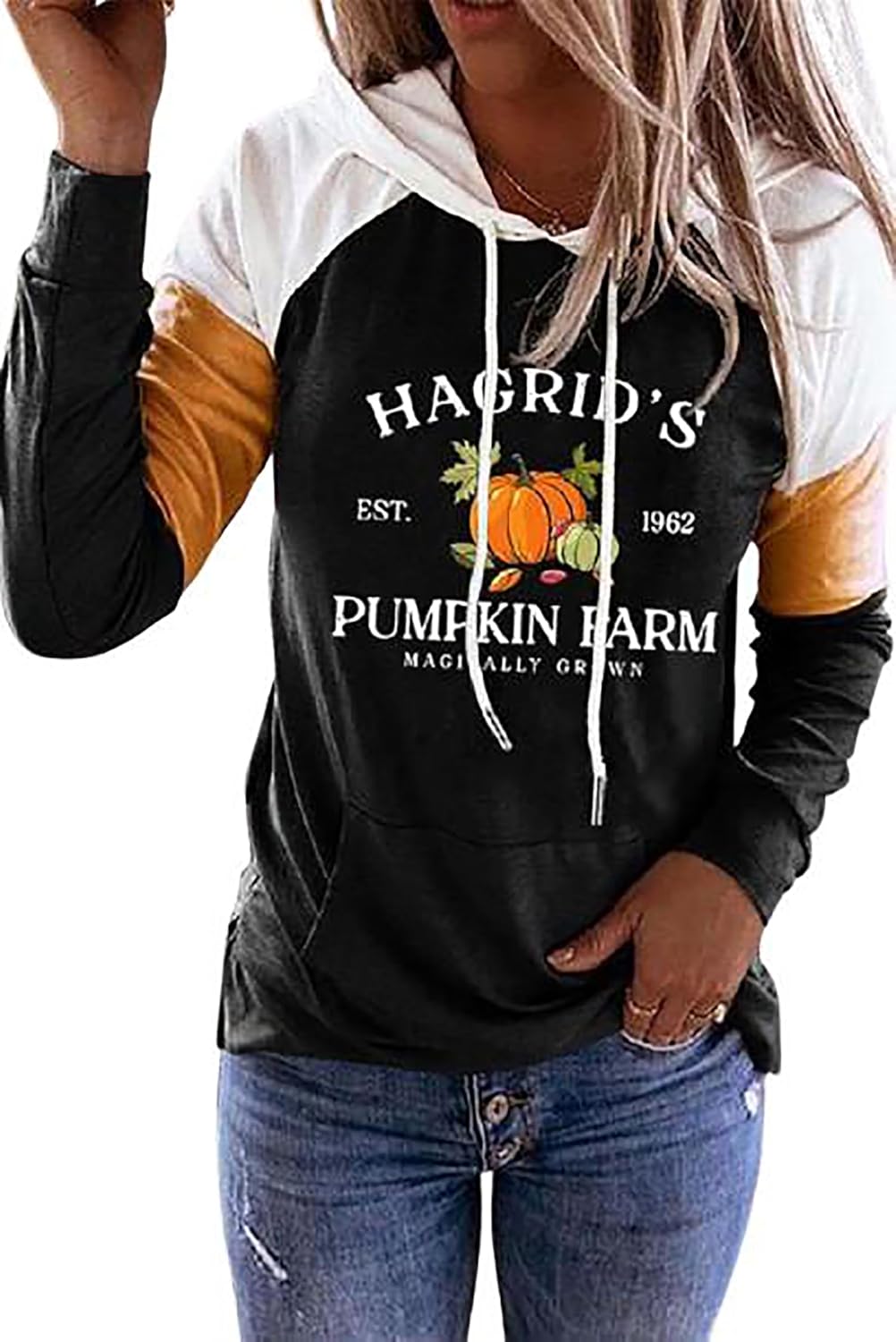 Susongeth It's Fall Y'all Hoodie for Women Thanksgiving Pumpkin Long Sleeve Shirt Fall Pullover Top