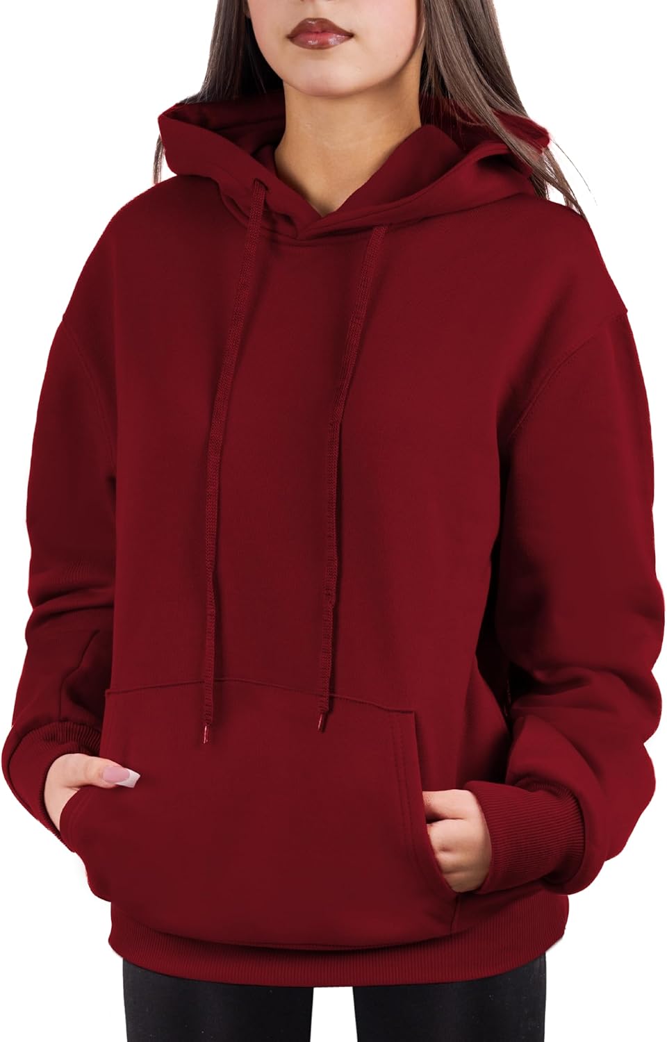 Womens Hoodies Pullover Fleece Sweatshirts Long Sleeve Hoodie With Front Pocket