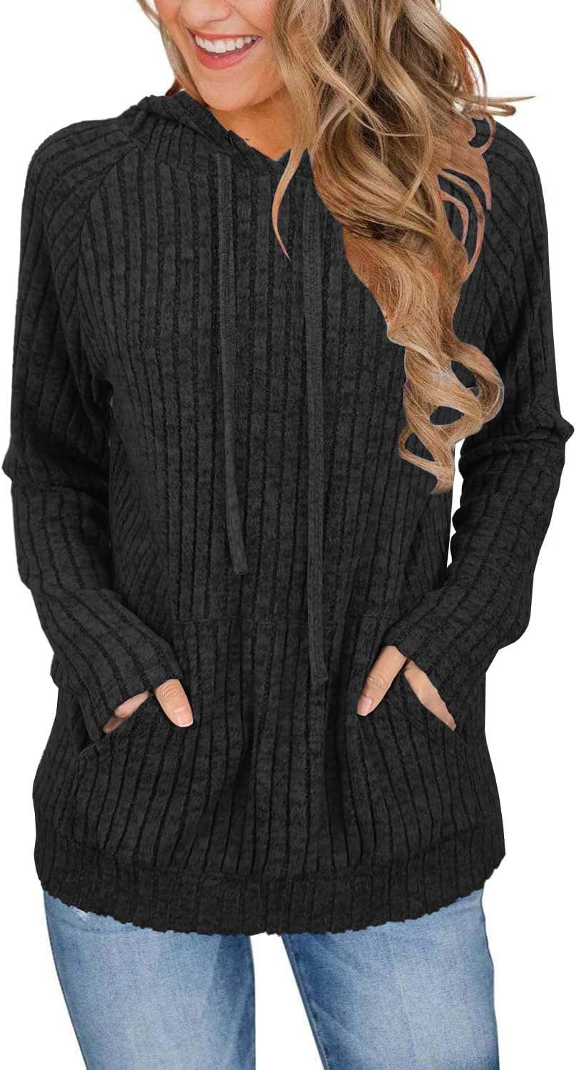 JomeDesign Sweaters for Women Long Sleeve Shirts Fashion Hoodies Pullover Sweatshirts Loose Casual Fall Tops