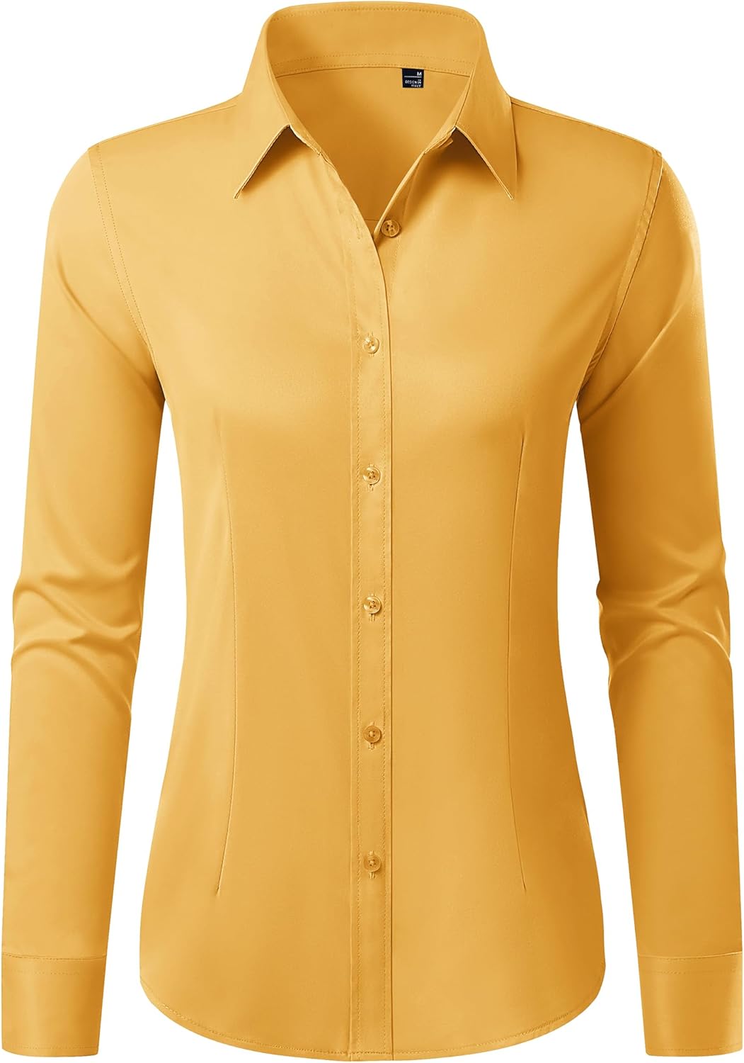 Button Down Shirts for Women Wrinkle Free Dress Shirt Classic Fit Long Sleeve Casual Business Blouse Work