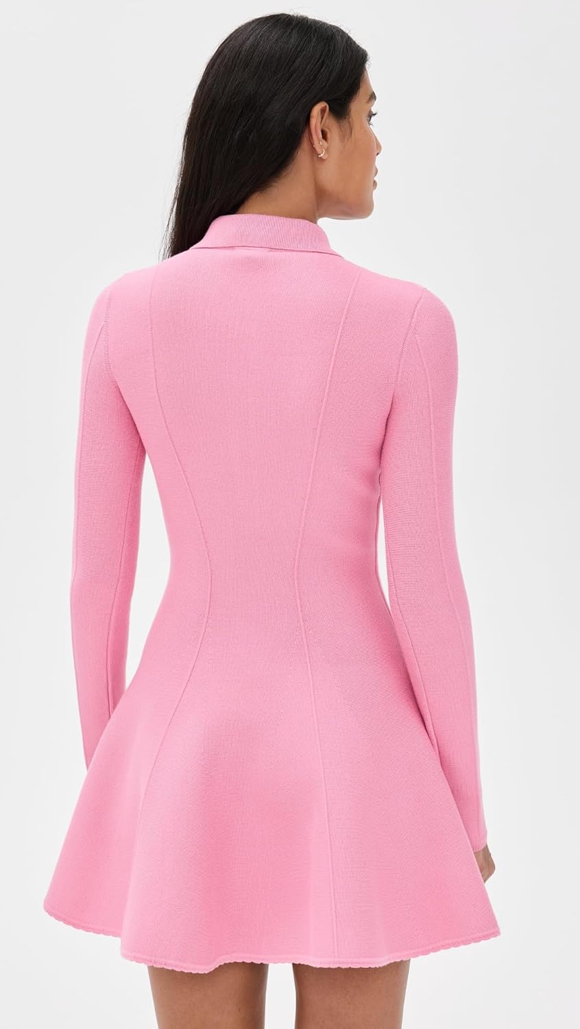 Fleur du Mal Women's Henley Flared Corset Dress