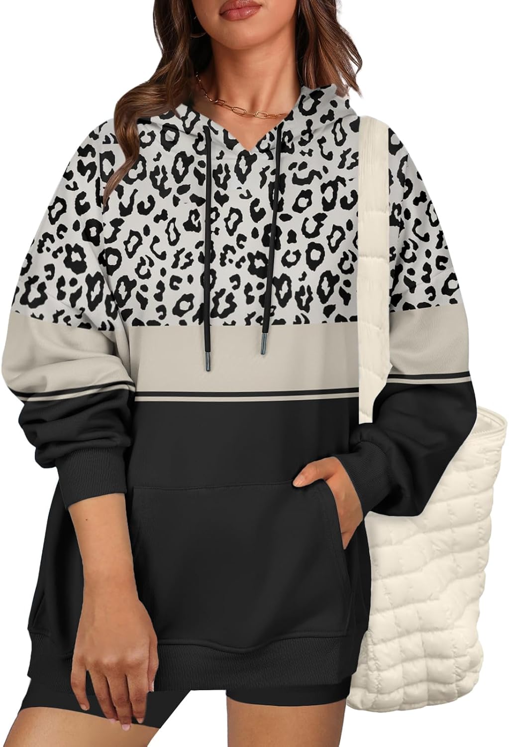 Zeagoo Womens Oversized Hoodies 2025 Fleece Sweatshirts Long Sleeve Pullover with Pocket Fall Winter Outfits Y2k Clothes