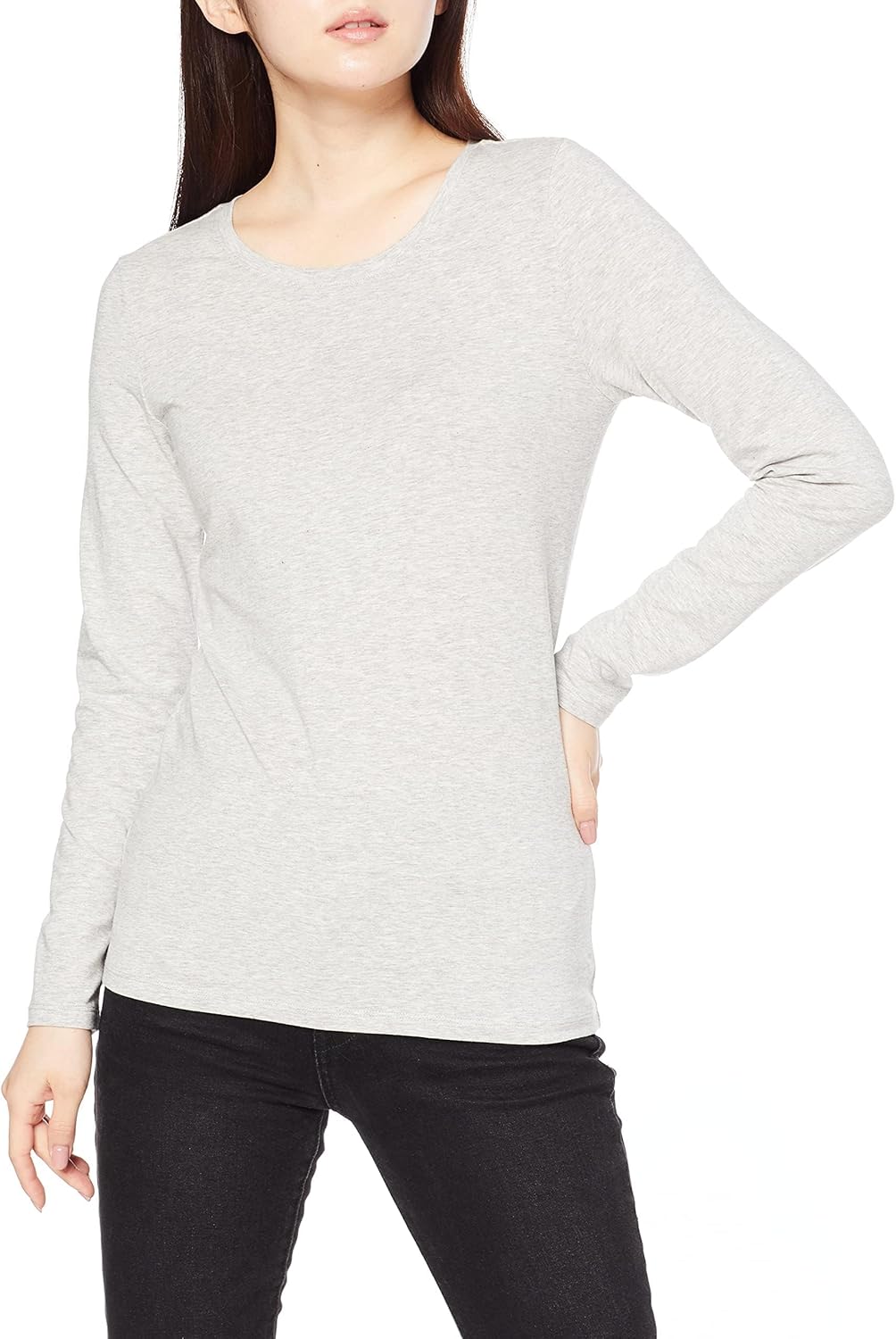 Amazon Essentials Womens Regular-Fit Long-Sleeve Crewneck T-Shirt (Available in Plus Size)